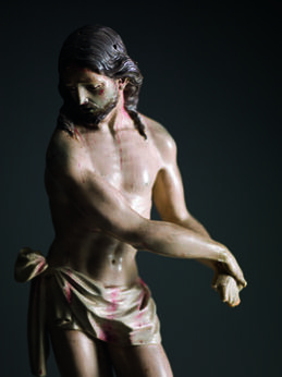 Attributed to Caspicara (Manuel Chili), ‘Christ at the Column’, second half of the 18th century