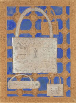 Charles Hossein Zenderoudi, ‘Lock’, ca. 1960