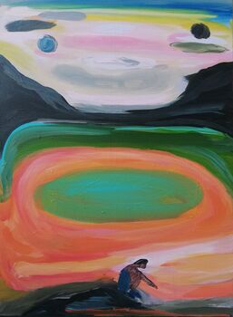 Bahareh Babaei, ‘lake and sky’, 2022