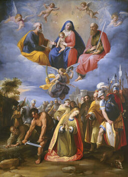 Giuseppe Cesari, called Cavaliere d'Arpino, ‘Martyrdom of Saint Margaret’, ca. 1608/1611