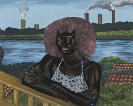 Adegboyega Adesina, ‘Green Views from the River Bank’, 2022