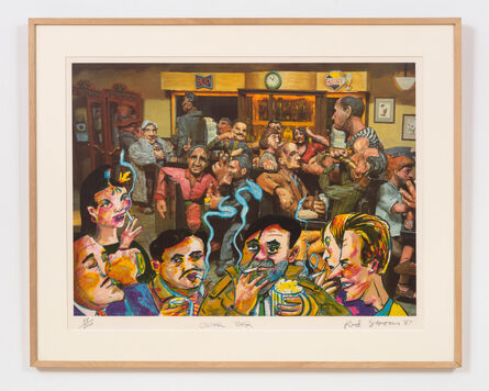 Red Grooms, ‘The Cedar Bar’, 1987