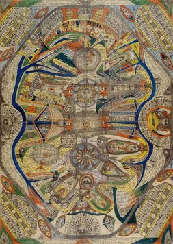 Adolf Wölfli, ‘General=Ansicht der Insel Niezohrn’, 1911
