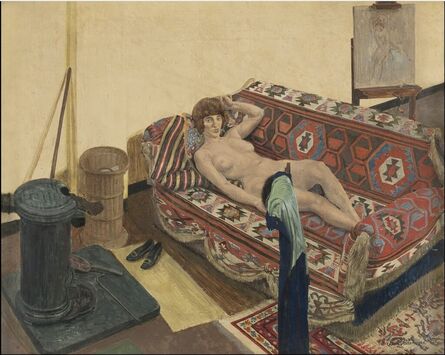 Leon Underwood, ‘Cecile on the Sofa’, 1920