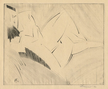 Werner Drewes, ‘Lovers’, 1921