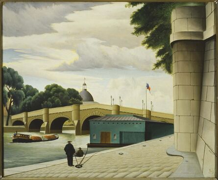 Arnold Wiltz, ‘Along the Seine’, 1928