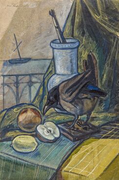 Felix Nussbaum, ‘Stillleben mit Krähe’, 1936