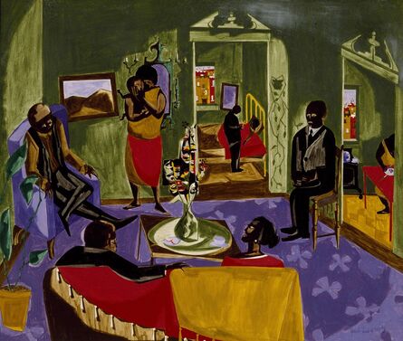 Jacob Lawrence, ‘The Visitors’, 1959