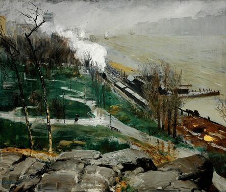 George Bellows, ‘Rain on the River’, 1908