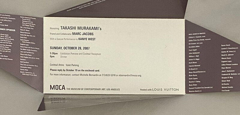 Takashi Murakami x Louis Vuitton x MoCA