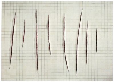 Parede com Incisões a la Fontana II (Wall with Incisions a la Fontana II)