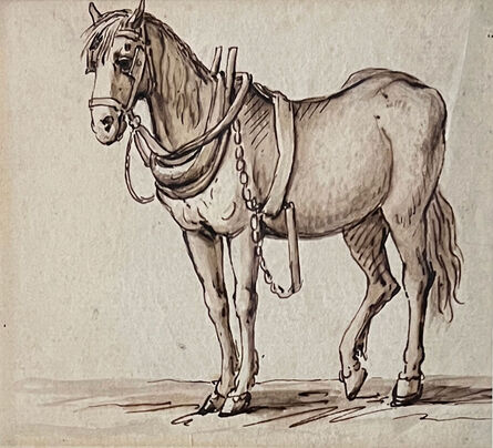 Hendrick Avercamp, ‘Study of a horse’, ca. 1620