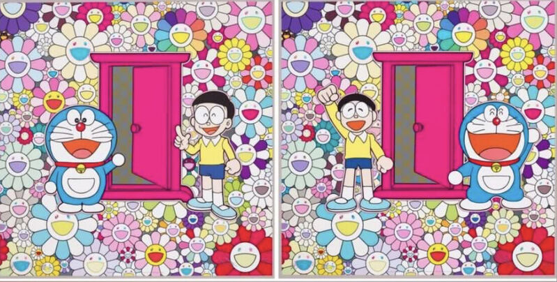Takashi Murakami Prints: Such Cute Flowers & And Then Kappa Green