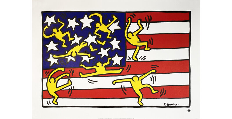Kiith Flags Keith Haring | Flag (1997) | For Sale | Artsy