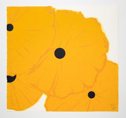 Donald Sultan, ‘Yellow Poppies, September 12, 2013’, 2013