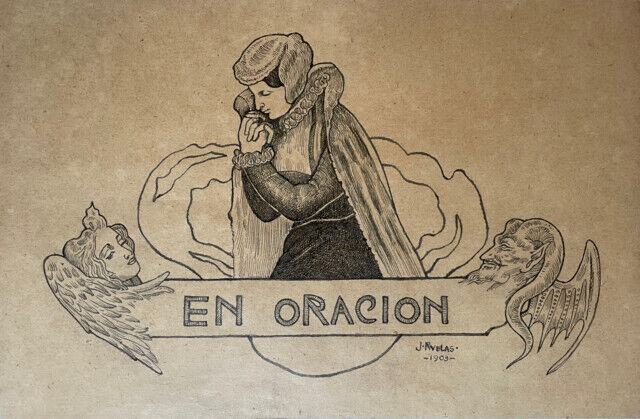 Julio Ruelas | En Oración (1903) | Available for Sale | Artsy