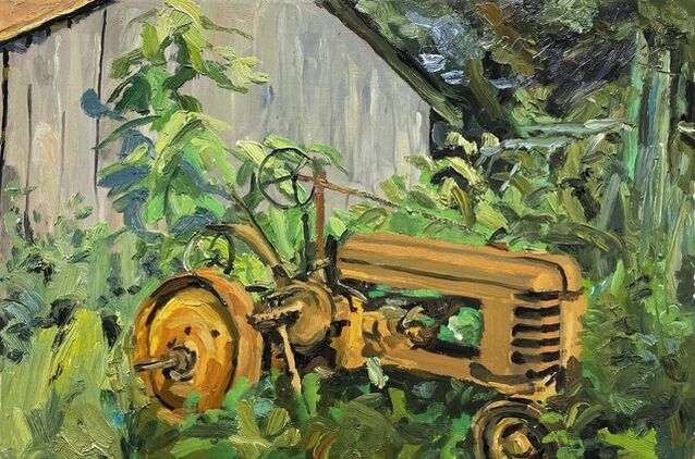 Vintage John Deere Tractor Graphic · Creative Fabrica