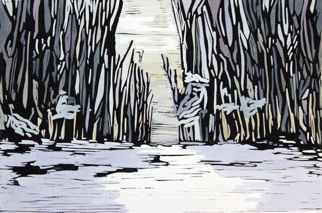 Mark Rowden | Forest Steps (2023) | Available for Sale | Artsy