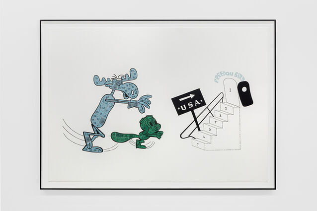 Matthew Brannon | Short-Timer Calendar (Rocky & Bullwinkle) (2017) | Artsy matthew-brannon-short-timer-calendar-rocky-bullwinkle-2017-artsy
