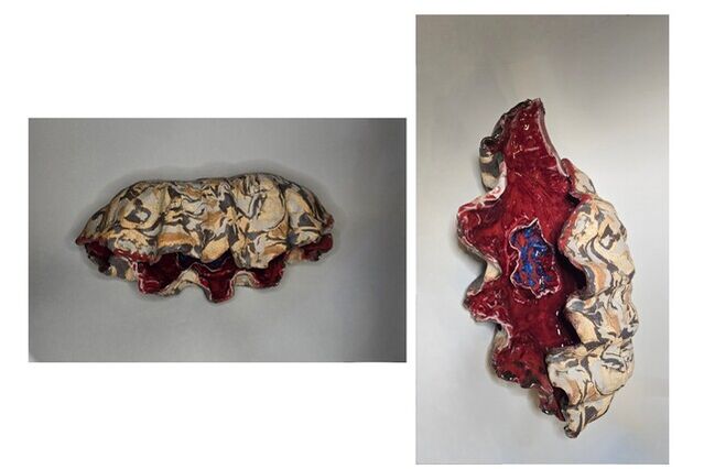 Salman Shell Safa Salman | Earthy Shell in Oxblood (2024) | Available for Sale | Artsy