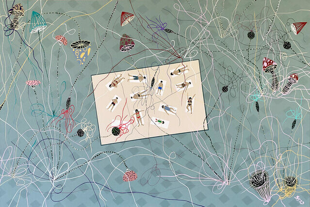 Sandra Strēle | The raft (2023) | Artsy