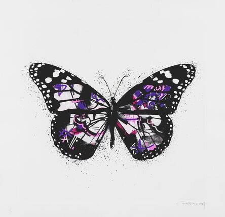 Martin Whatson, ‘Butterfly (White Pink)’, 2017