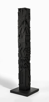 Jorge Riveros, ‘Konstruktive Saule in schwarz #1’, 1973-2020