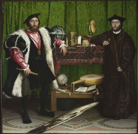 Hans Holbein the Younger, ‘Jean de Dinteville and Georges de Selve ('The Ambassadors')’, 1533
