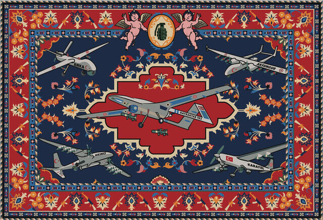 Halil Altındere | Turkish Military Drones Rug (1/5) (2023) | Available ...