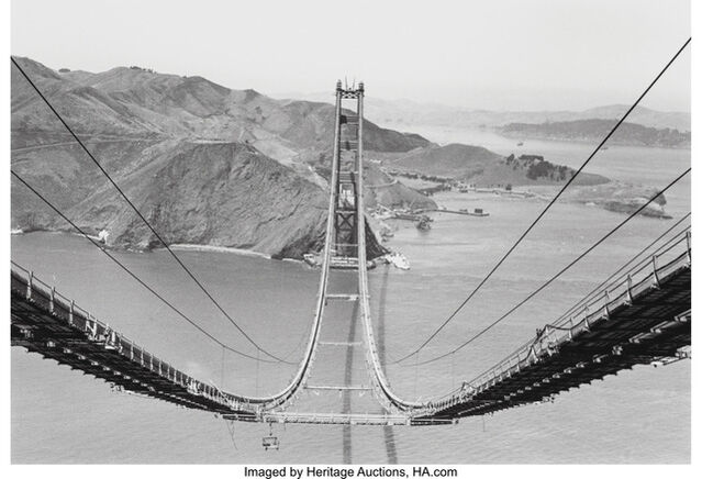 Peter Stackpole | Golden Gate Bridge (1935) | Artsy