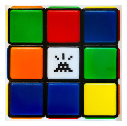Invader, ‘Invaded Cube (NVDR 1-1)’, 2023