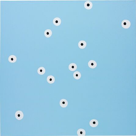 Federico Herrero, ‘Blue Landscape with 15 Circles’, 2008