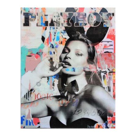 Jim Hudek - Audrey Hepburn Louis Vuitton Vogue Mixed Media Contemporary  Collage For Sale at 1stDibs
