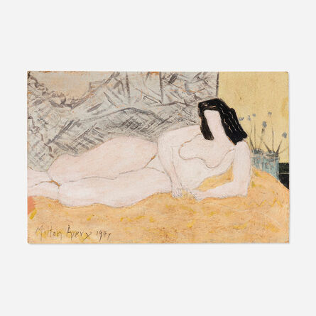 Milton Avery, ‘Reclining Nude’, 1947