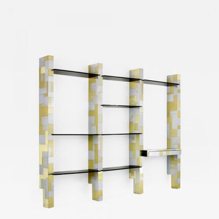 Paul Evans (1931-1987), ‘Cityscape wall unit with desk and display shelf ’, ca. 1970's