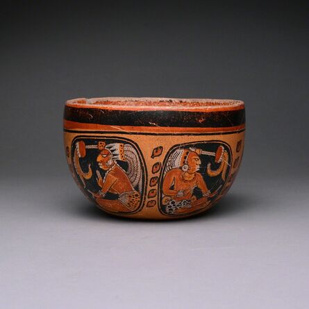 Unknown Pre-Columbian, ‘Mayan Orange Terracotta Bowl’, 500-1000