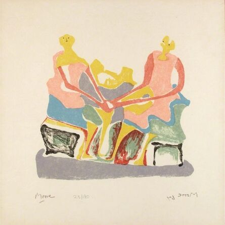 Henry Moore, ‘Two Women Seated’, 1967
