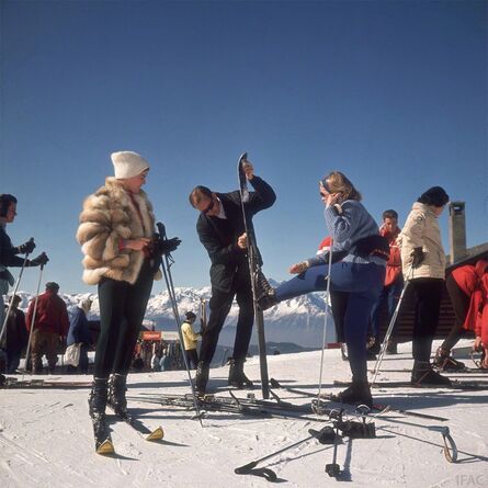 Slim Aarons, ‘Verbier Skiers’, 1964