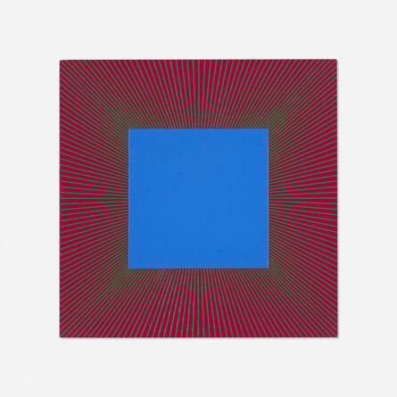 Richard Anuszkiewicz, ‘Deep Blue Square’, 1981