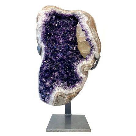 Natural History, ‘Amethyst crystal with quartz node’, 130 million years old (Cretaceous)