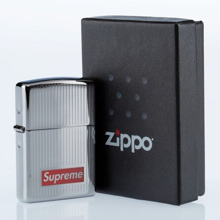 Supreme Logo Zippo Red - SS18 - US