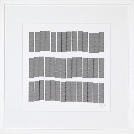 Vera Molnar, ‘Lignes ou rectangles ?’, 1982