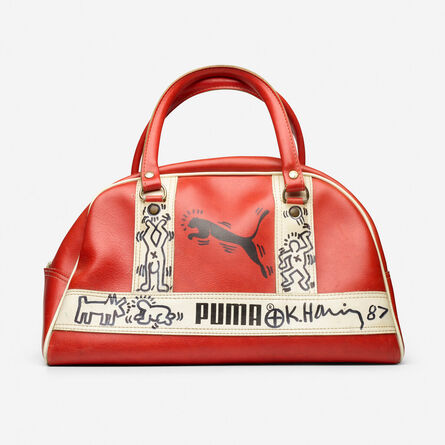 Keith Haring, ‘Untitled (Puma Bag)’, 1987