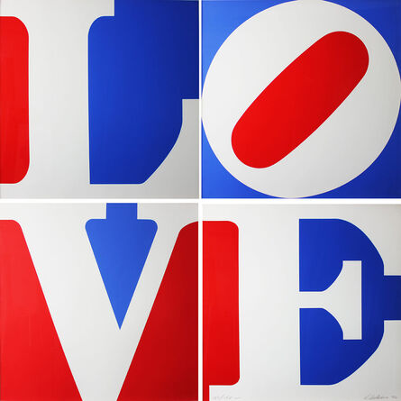 Robert Indiana, ‘Four Panel Love’, 1972