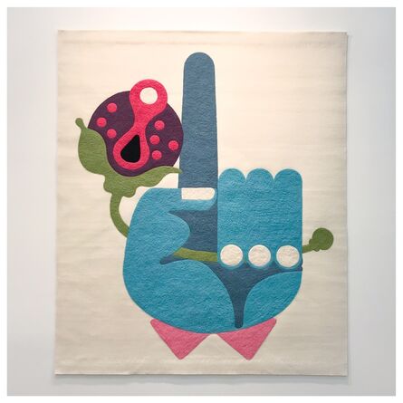 Edgar Orlaineta, ‘Hand with flower’, 2018