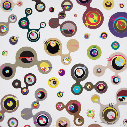 Takashi Murakami - Jellyfish Eyes - Black 3. Limited Edition (print) by  Takashi Murakami signed For Sale at 1stDibs