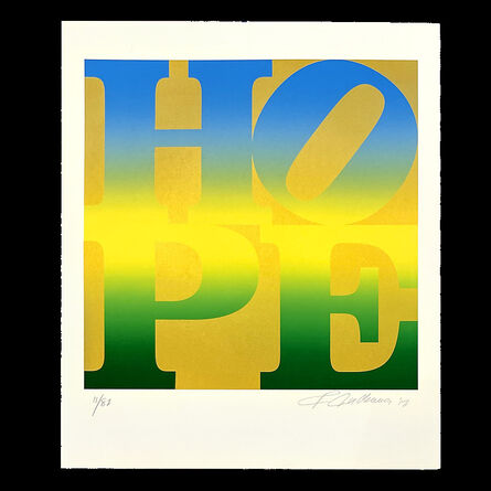 Robert Indiana, ‘Summer from Four Seasons of Hope (Gold)’, 2012