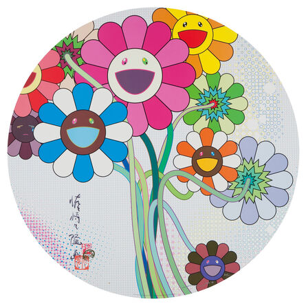 TAKASHI MURAKAMI, FLOWERS FOR ALGERNON; AND WARHOL/SILVER, From Japan  with Love, 2020