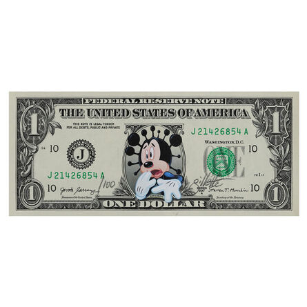 Jeff Gillette, ‘Omicron Mickey Covid Dollar’, 2021