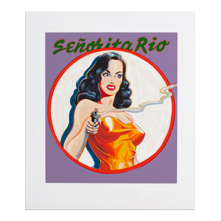 mel ramos tobacco red (1935 2018); Wonder Woman Tobacco Red - Mel Ramos
